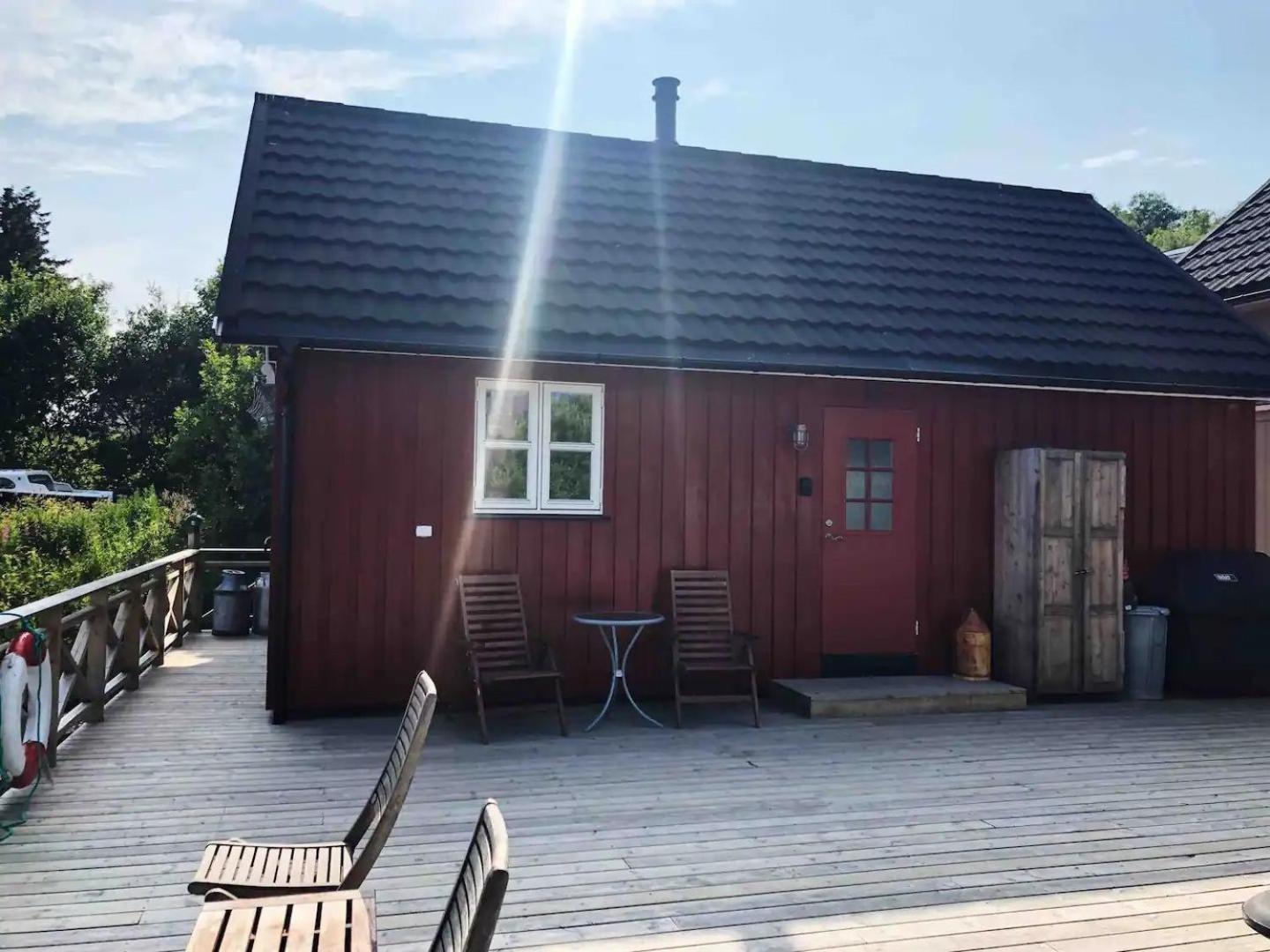 Nora'S Waterfront Cabin Свольвер Экстерьер фото